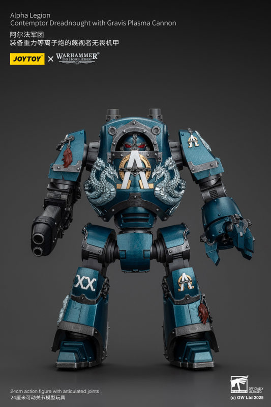Alpha Legion Contemptor Dreadnought with Gravis Plasma Cannon
