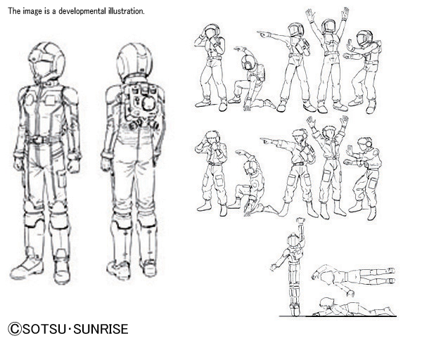Builders Parts - HD 1/144 MS Figure 01