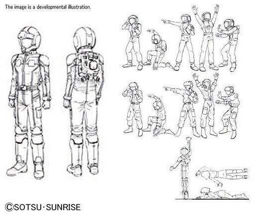Builders Parts - HD 1/144 MS Figure 01