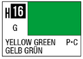 AQUEOUS HOBBY COLOR - H16 GLOSS YELLOW GREEN (PRIMARY)