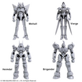 XENOGEARS STRUCTURE ARTS 1/144 Scale Plastic Model Kit Series Vol. 1 (Box)