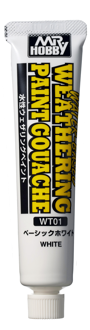 WATER BASED WEATHERING PAINT GOUACHE WHITE