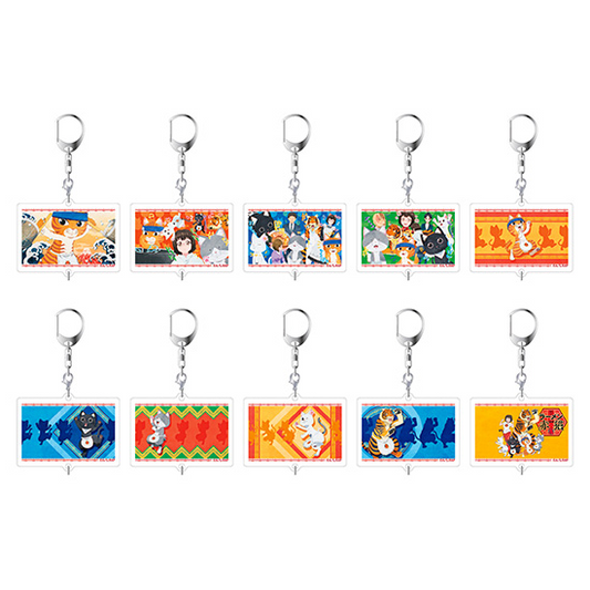 Ramen Akaneko Connecting Acrylic Keychain (1pc / 10pc per box)