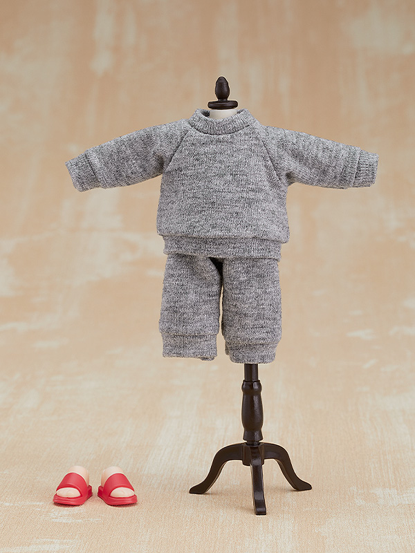 Nendoroid Doll Outfit Set: Sweatshirt and Sweatpants (Gray)