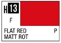 AQUEOUS HOBBY COLOR - H13 FLAT RED (PRIMARY)