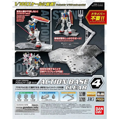 Action Base 4 Clear (1/144 & 1/100 Scale)