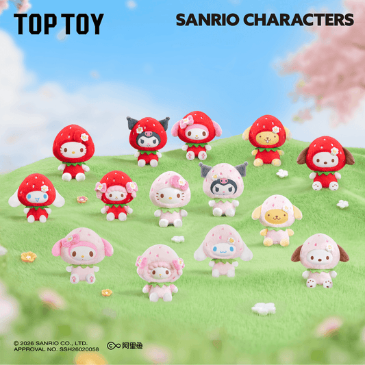 Sanrio characters Sweet Strawberry Series Plush Pendant Blind Box