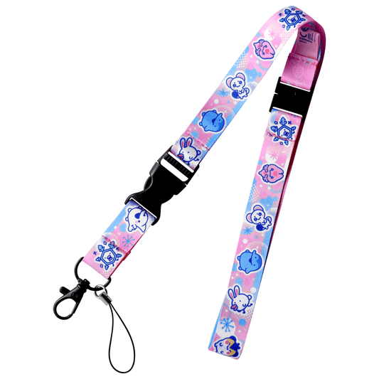 Tamagotchi Paradise Lanyard - Pastel Pink