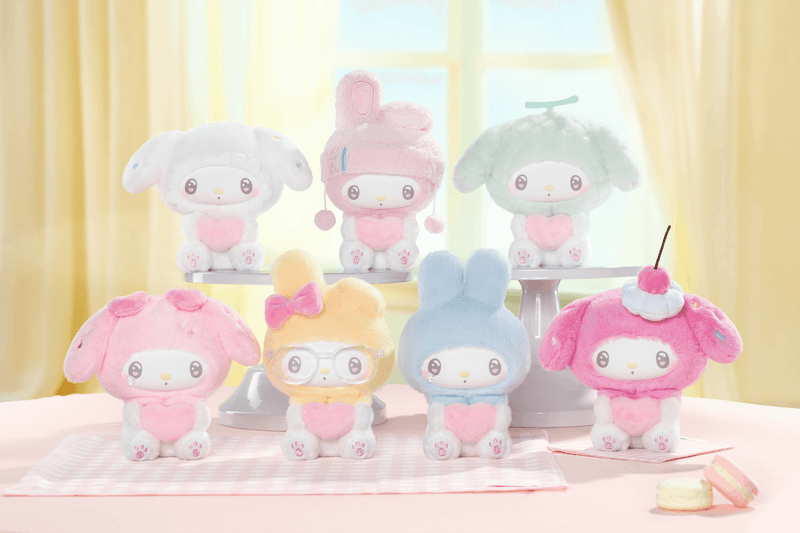 My Melody 50th Anniversary Milk candy Series Plush Pendant Blind Box