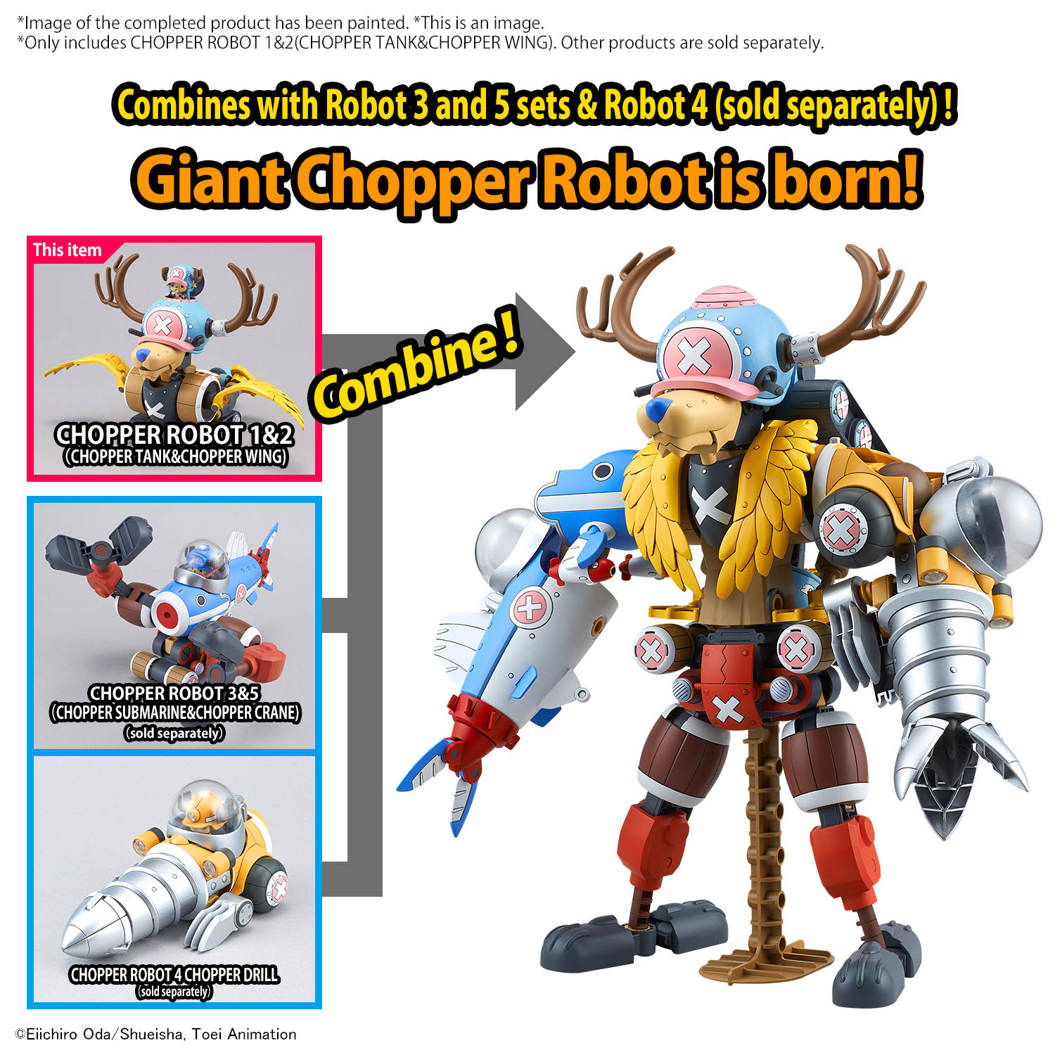 CHOPPER ROBO 1&2(CHOPPER TANK&CHOPPER WING)-4573102674456