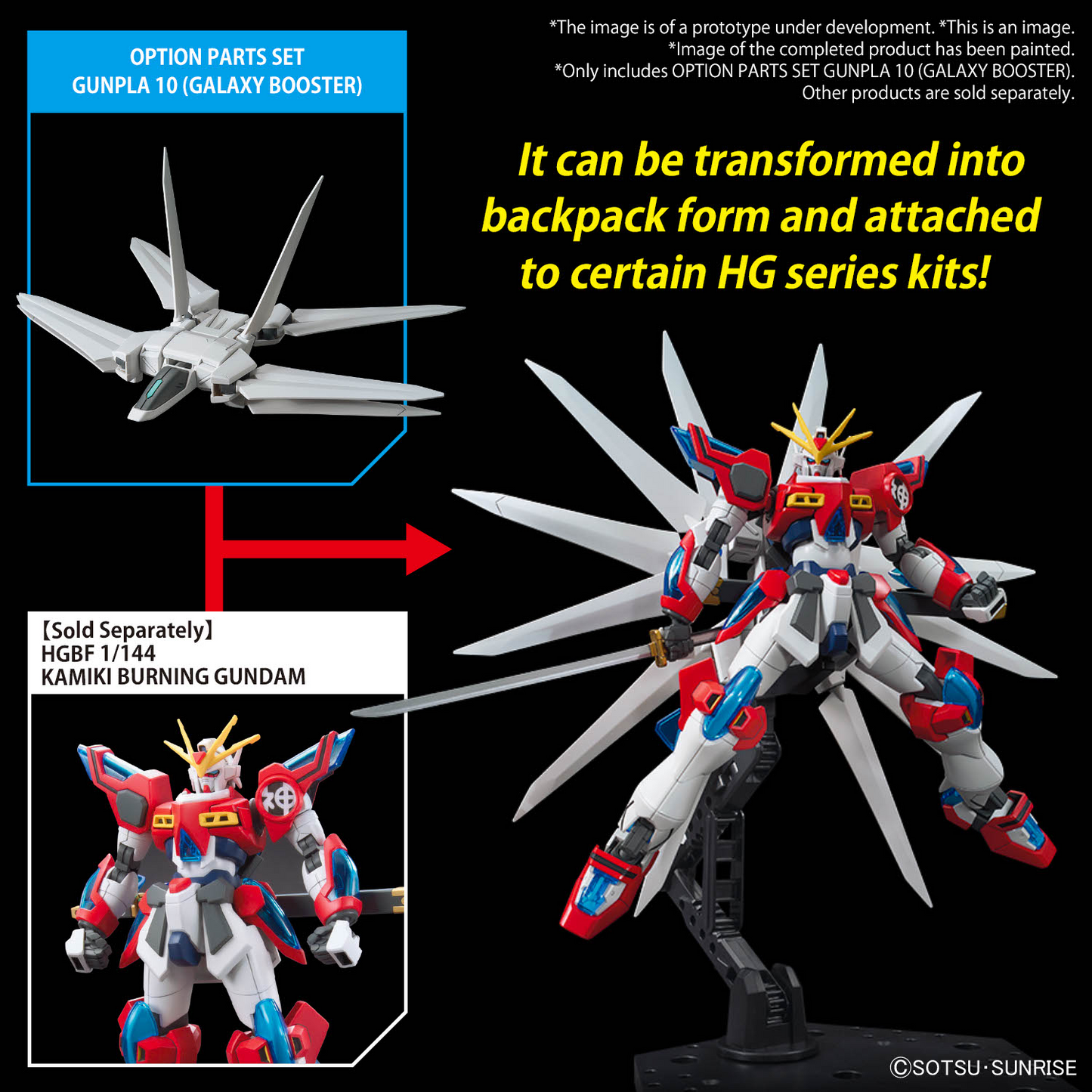 OPTION PARTS SET GUNPLA 10 (GALAXY BOOSTER)