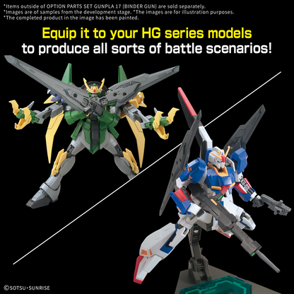 OPTION PARTS SET GUNPLA 17 BINDER GUN