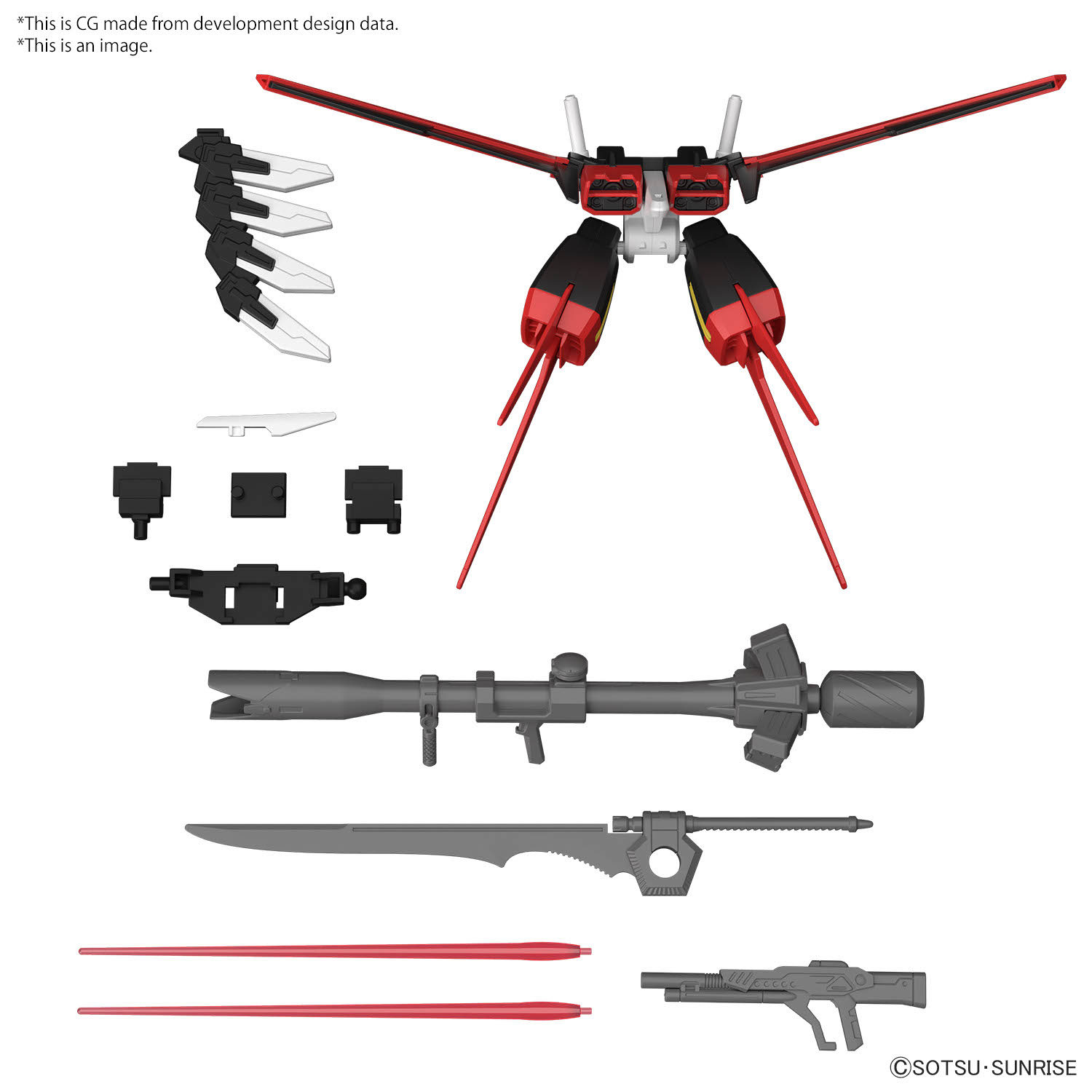 OPTION PARTS SET GUNPLA 01 (AILE STRIKER)-4573102663856