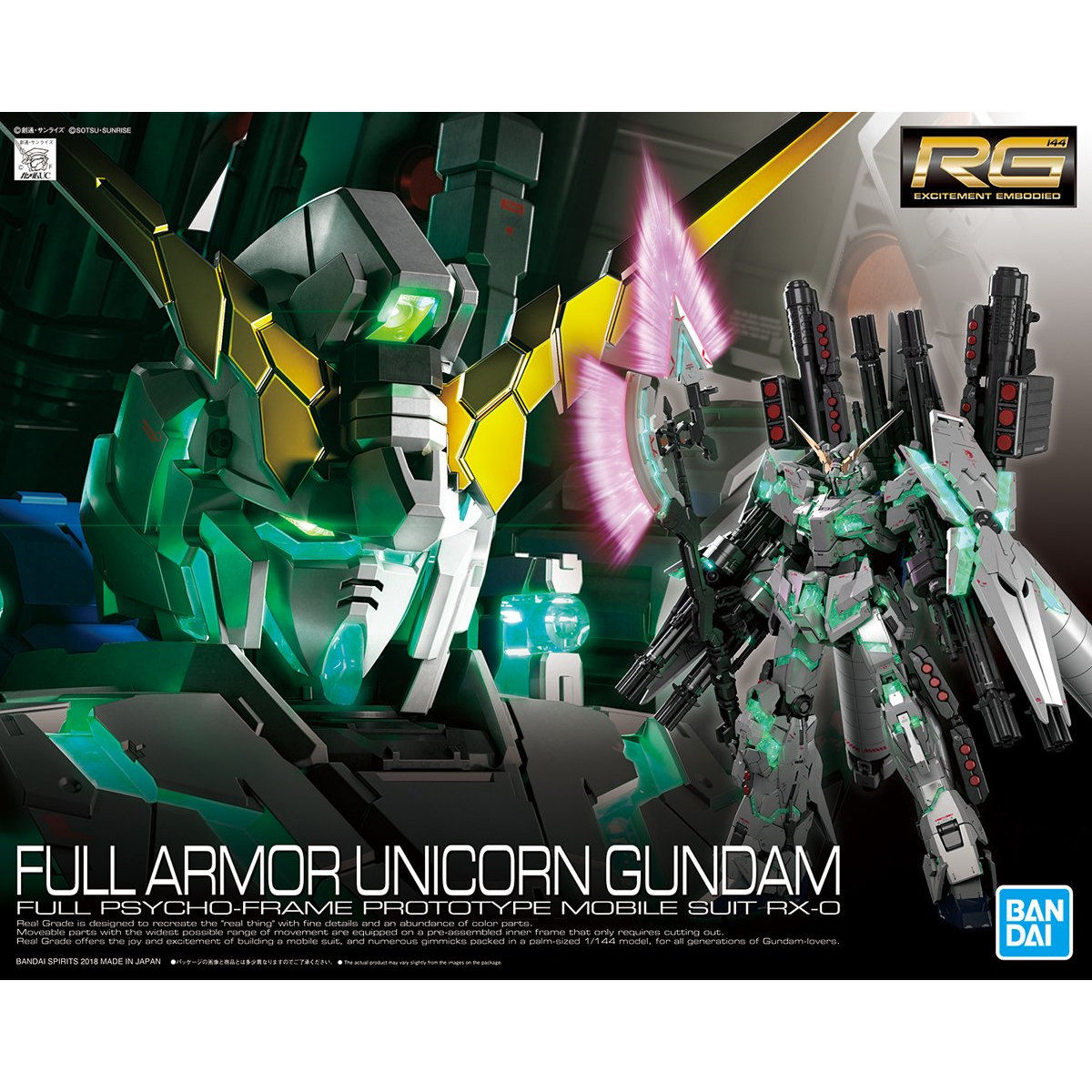 RG 1/144 FULL ARMOR UNICORN GUNDAM-4573102555861