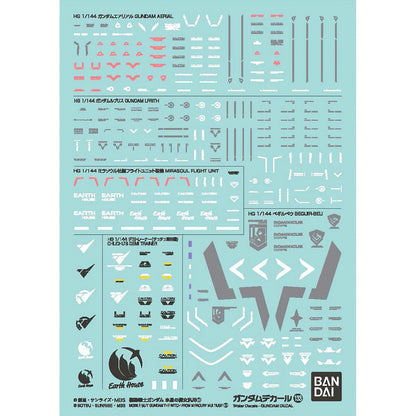 Gundam Decal No.133 Mobile Suit Gundam: The Witch from Mercury Multiuse 1