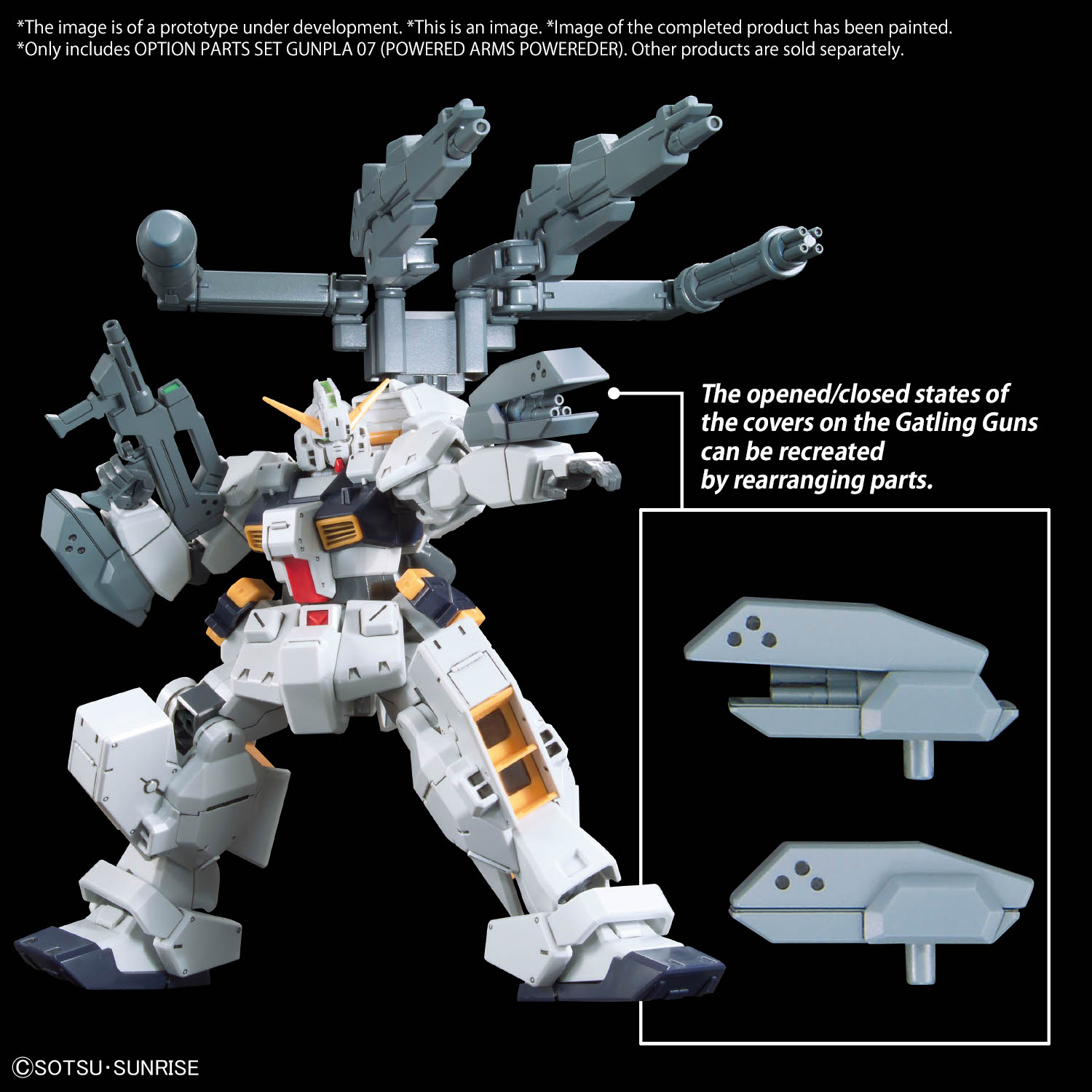 OPTION PARTS SET GUNPLA 07 (POWERED ARMS POWEREDER)