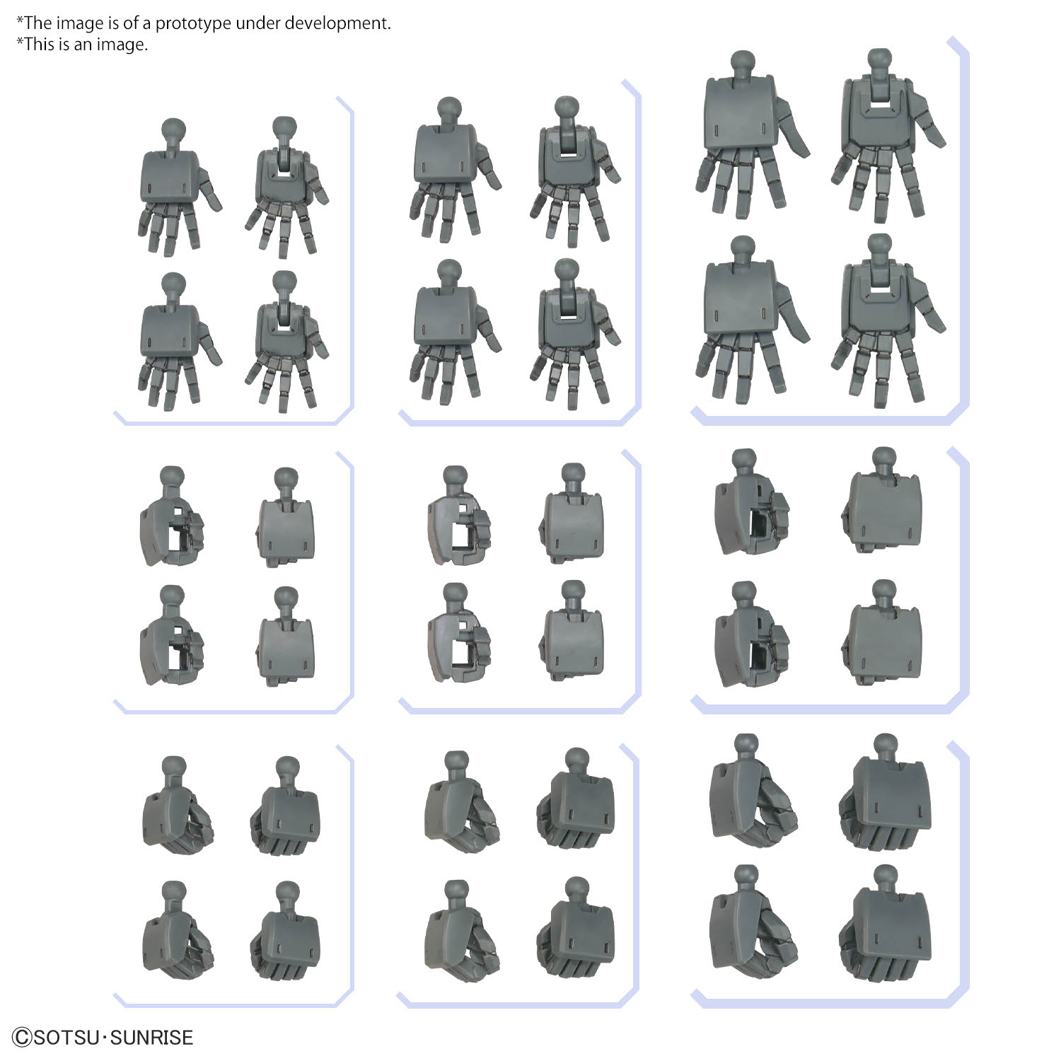OPTION PARTS SET GUNPLA 03 (BUILD HANDS EDGE)
