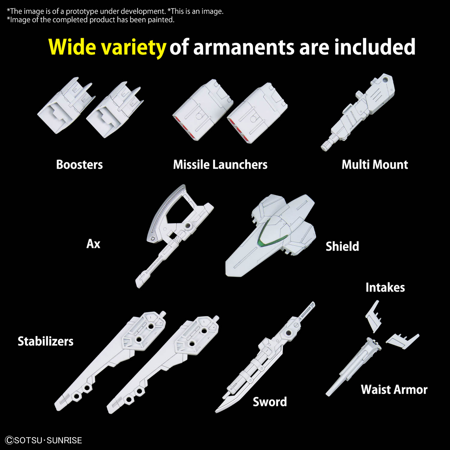 OPTION PARTS SET GUNPLA 13 (GUNPLA BATTLE ARM ARMS)-4573102674296