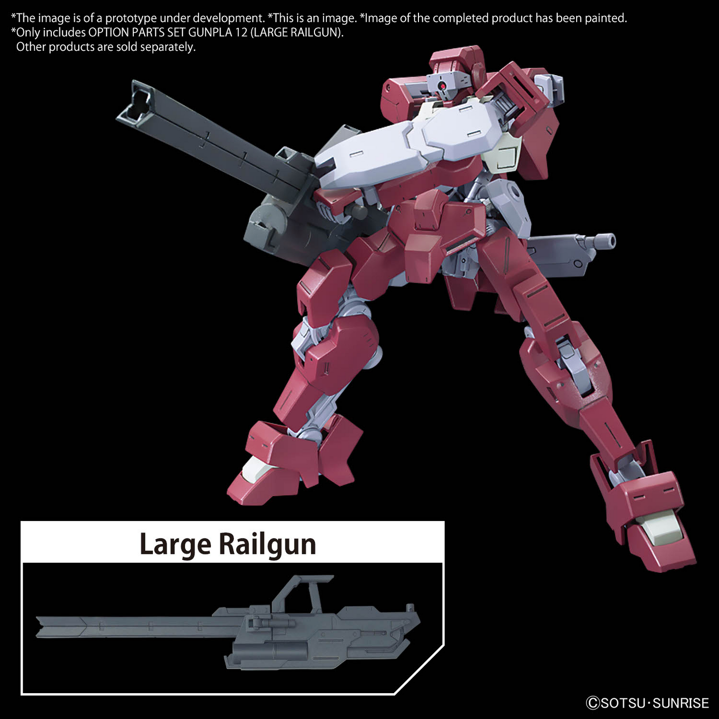OPTION PARTS SET GUNPLA 12 (LARGE RAILGUN)