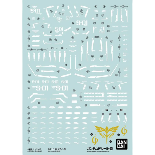 Gundam Decal 126 - RG 1/144 Sazabi