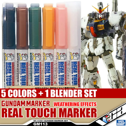 Gundam Marker Real Touch Marker Set #02 (GMS113)