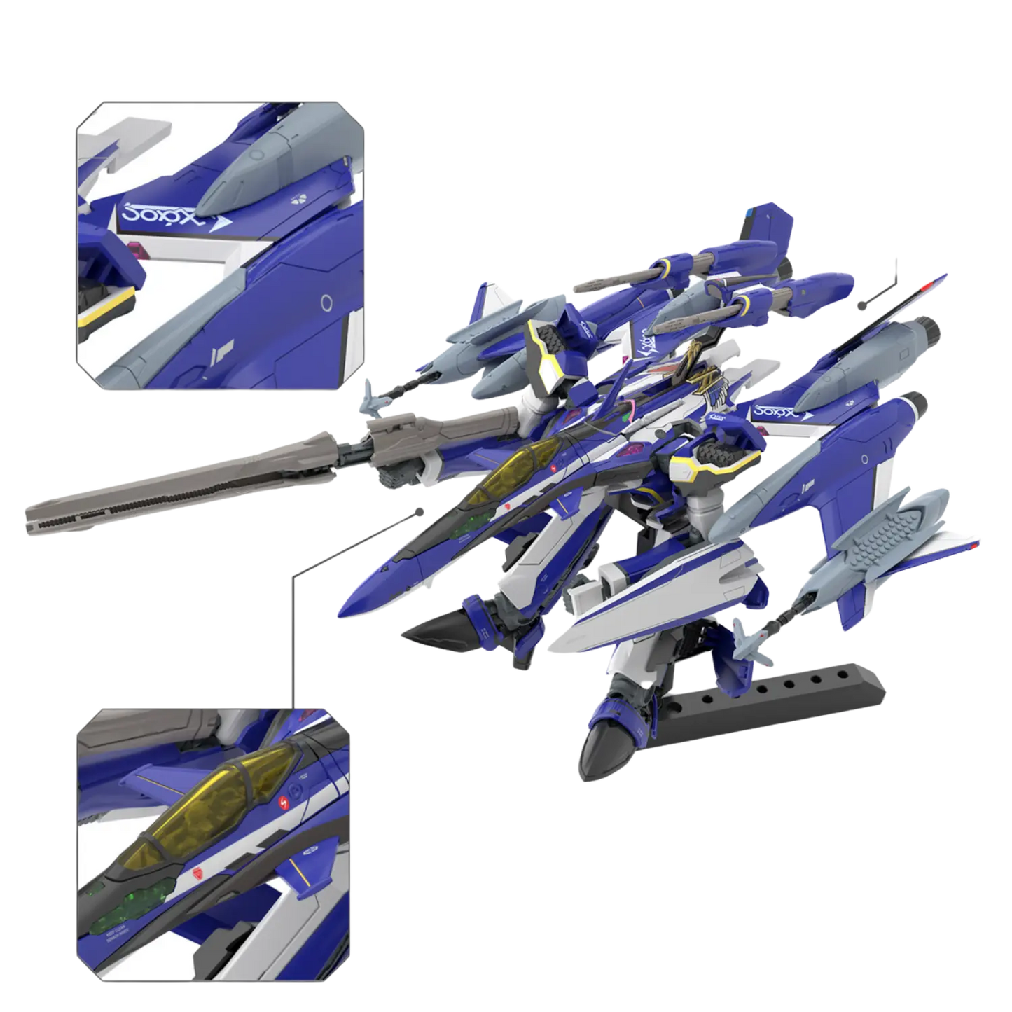 HG 1/100 YF-29 Durandal Valkyrie (Maximilian Jenius Use) Full Set Pack Water Decals