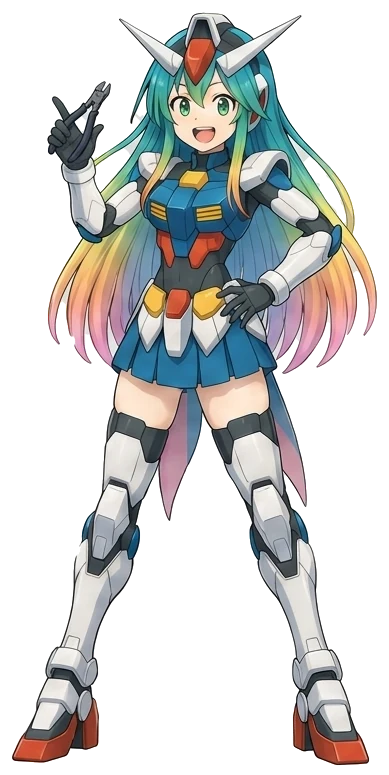 Mira-Chan holding hobby nippers