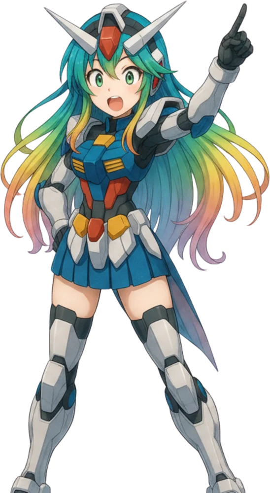 Mira-Chan pointing