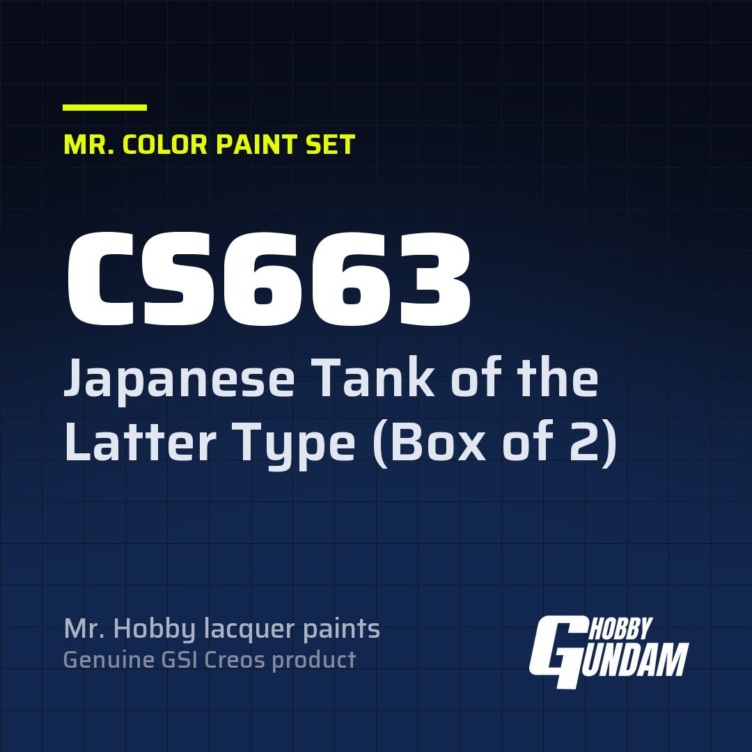 CS663 Japanese Tank of the Latter Type (Box of 2)