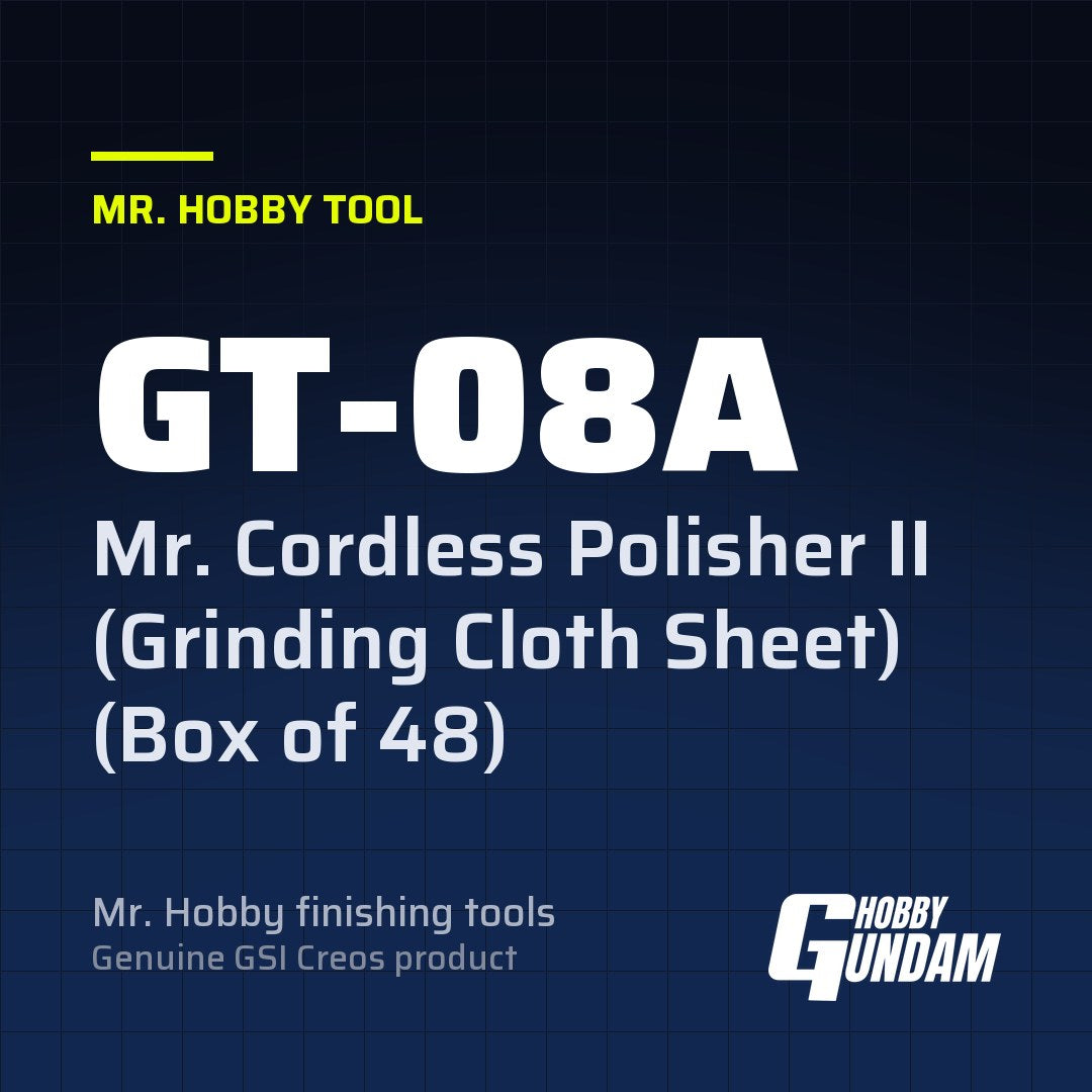 GT-08A Mr. Cordless Polisher II (Grinding Cloth Sheet) (Box of 48)