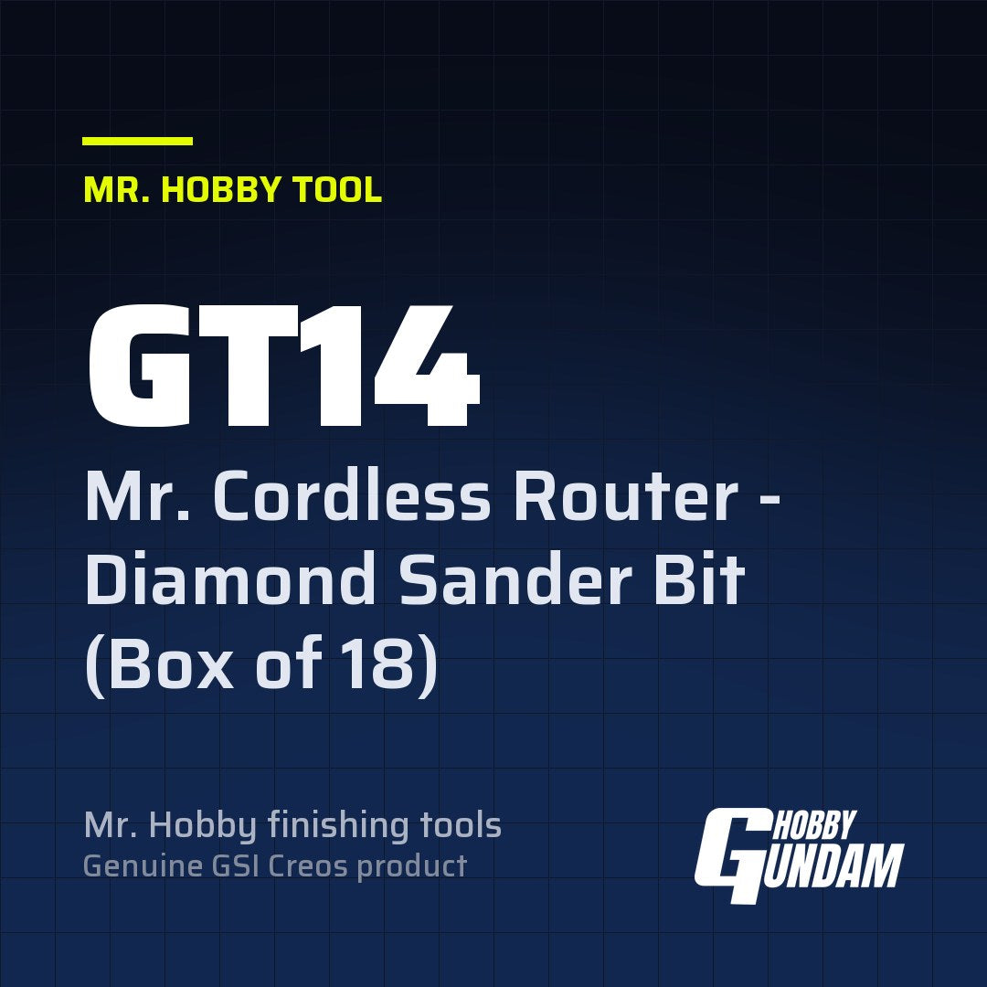 GT14 Mr. Cordless Router - Diamond Sander Bit (Box of 18)