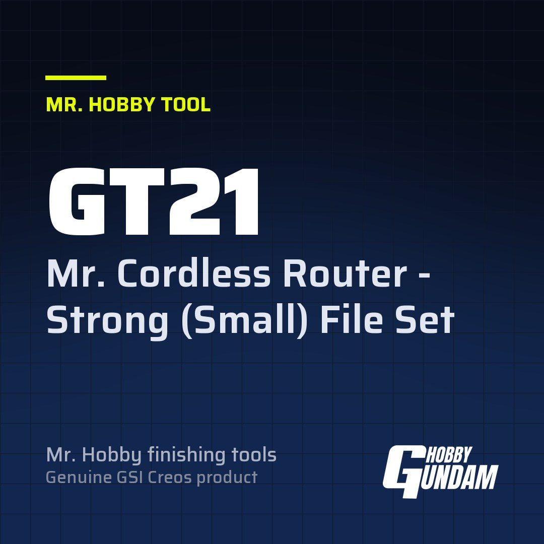 GT21 Mr. Cordless Router - Strong (Small) File Set