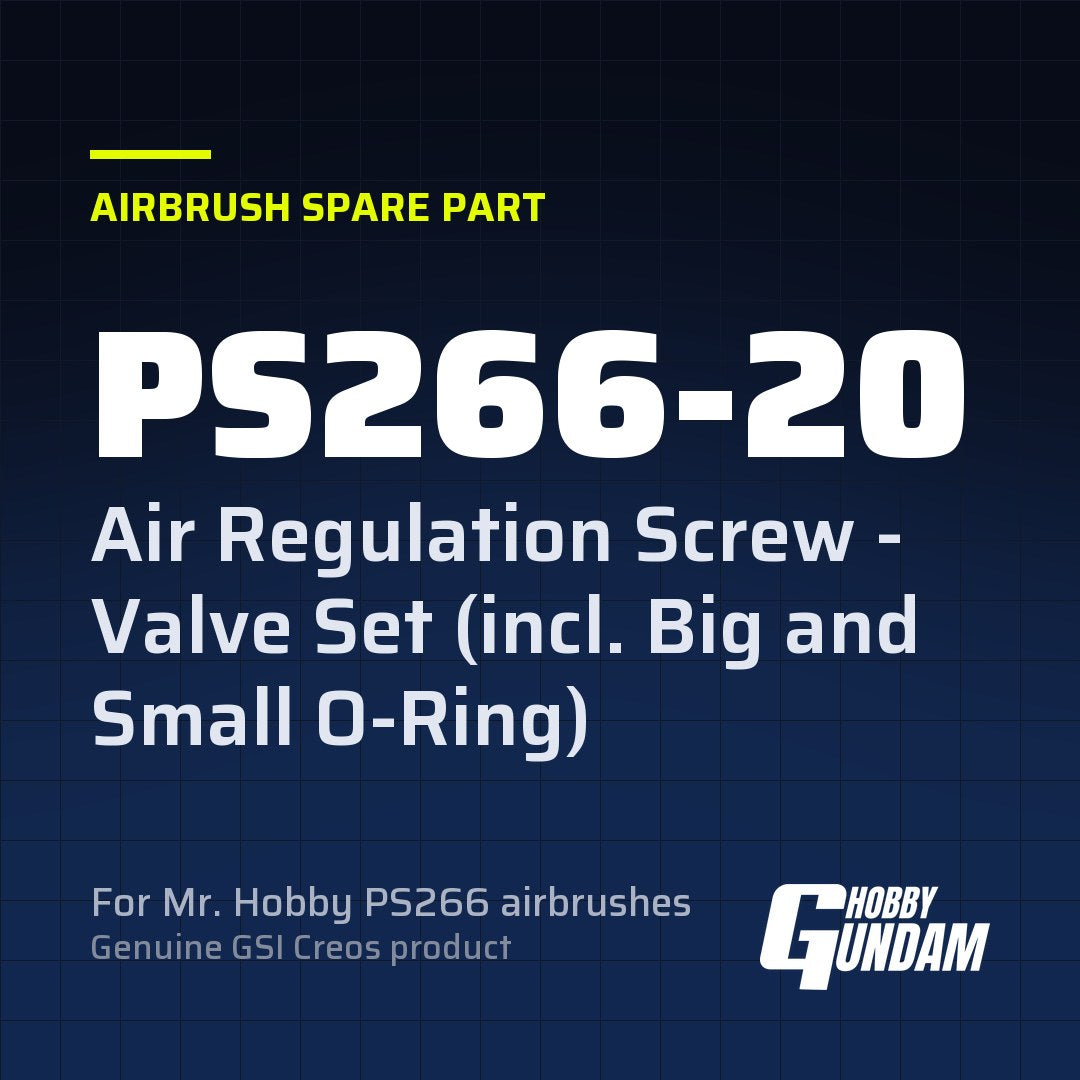 PS266-20 Air Regulation Screw - Valve Set (incl. Big and Small O-Ring)