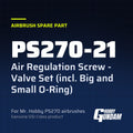 PS270-21 Air Regulation Screw - Valve Set (incl. Big and Small O-Ring)