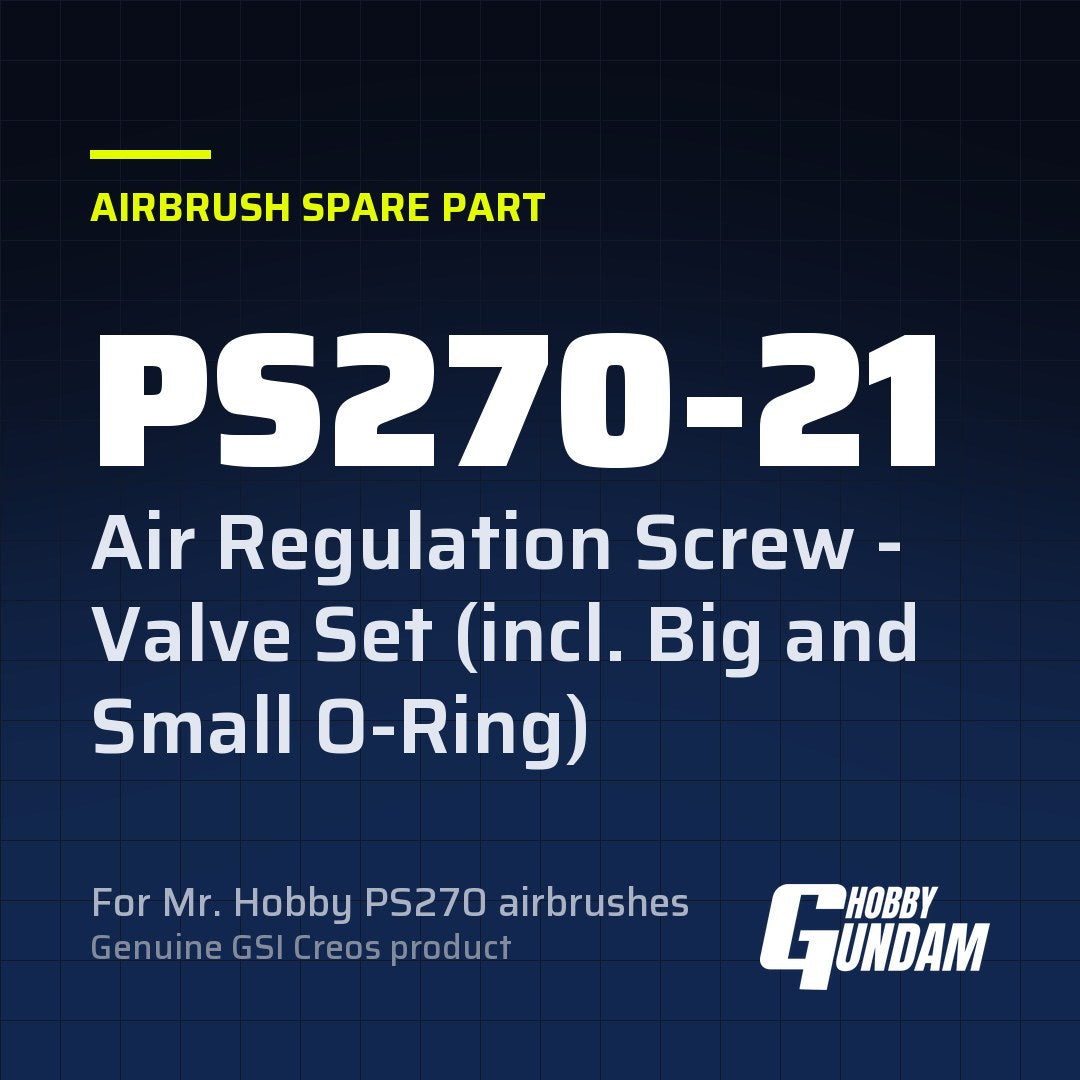 PS270-21 Air Regulation Screw - Valve Set (incl. Big and Small O-Ring)