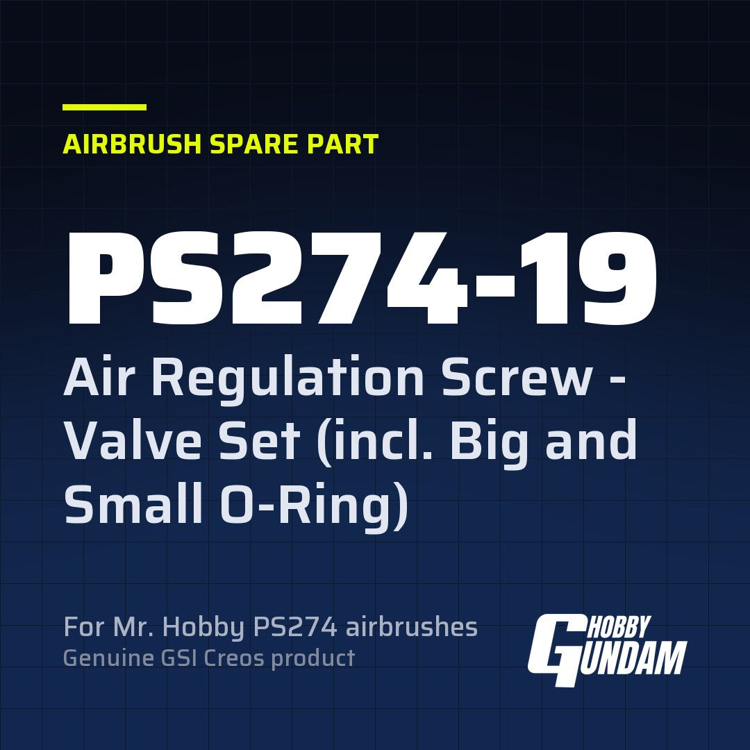 PS274-19 Air Regulation Screw - Valve Set (incl. Big and Small O-Ring)