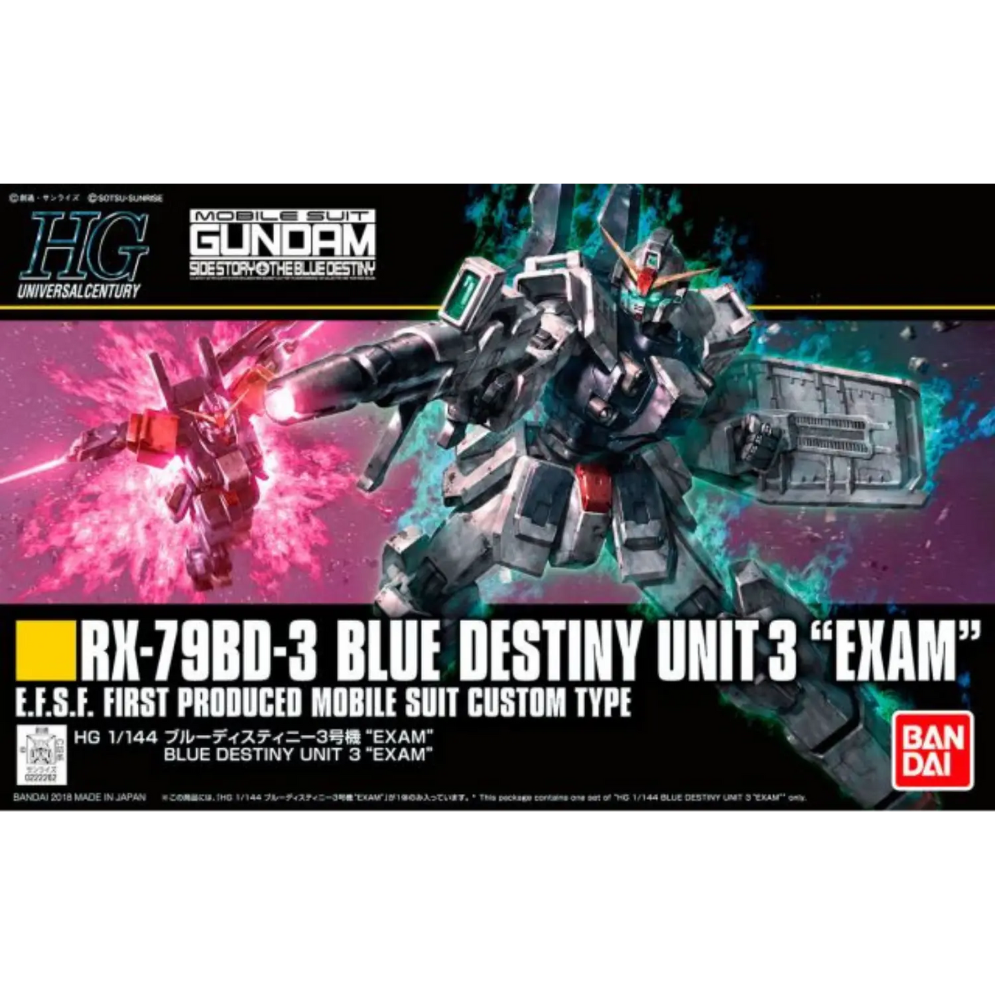 HGUC 1/144 #209 Blue Destiny Unit 3 (EXAM)