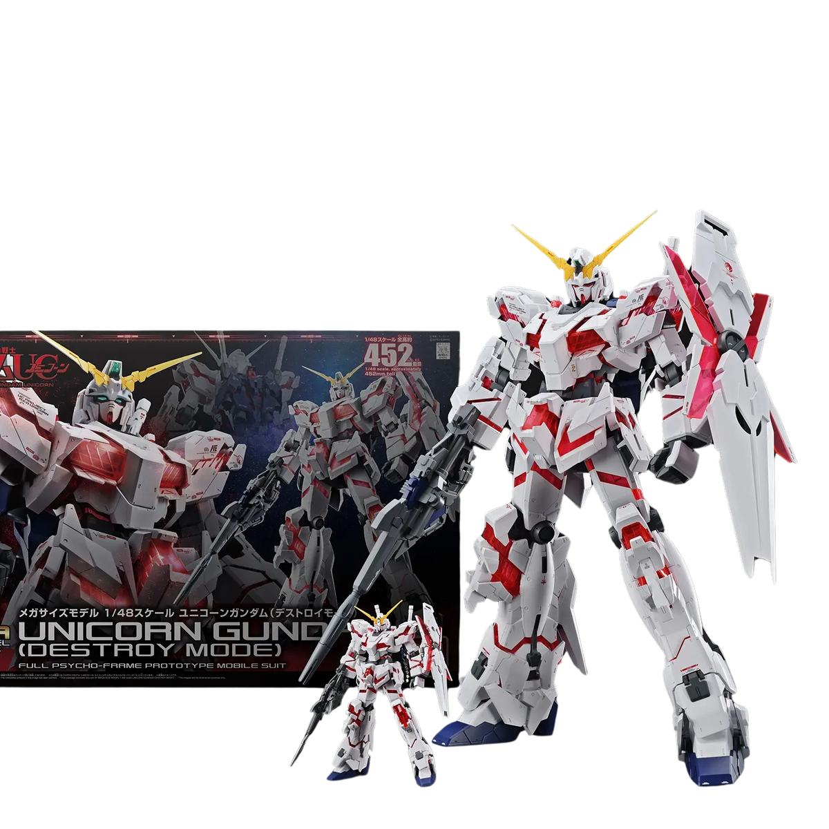Mega Size 1/48 RX-0 Unicorn Gundam (Destroy Mode), view 8
